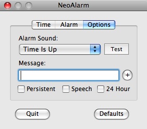Alarm Options